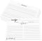 4x6 Recipe Cards Rustic White, From the Kitchen Of - 100 Pack Double-Sided Cooking Cardstock with Lines for Events