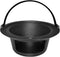 Upgrade Cast Iron Ash Can with Handle, Quantfire Charcoal Ash Basket Big