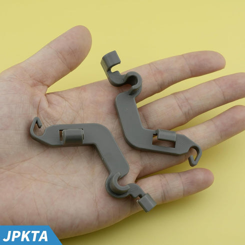 2 Pack W10082853 Dishwasher Tine Pivot Clip Replacement Part by JPKTA for Whirlpool Kitchenaid Kenmore Dishwashers