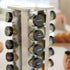 20 5-Year Countertop 3 oz Orii Jar Rotating Spice Rack with Spices Included & Free Spice Refill Program Stainless Steel