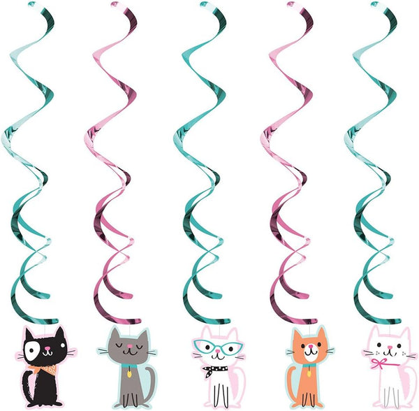 Creative Converting Purr-FECT Party 30-Count Decorative Streamers