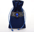 BLESSUME Square Velvet Altar Tarot Table Cloth and Pouch, Dark Blue