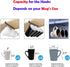 AliCH Mug Holder 2pcs Under Cabinet Hooks Rack, Nail Free Coffee Cups Holder for Kitchen Utensils and Storage