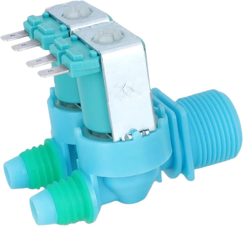 Cold Water Inlet Valve DC62-00311F (110/120V) for Samsung Washer WA40J3000AW, WA44A3205AW, WA45N3050AW, WA45M3100AW,
