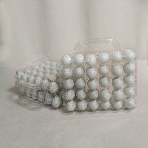 30 Pack Kitchens(5 6) Portable Egg Cartons,Reusable clear egg carton cheap bulk, Suitable For Storing Egg in Farmers