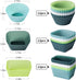 Silicone Cupcake Liners, 36 Pack Reusable Baking Muffin Cups, Nonstick Pastry Cake Molds, Bento Lunch Box Dividers