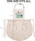 Fairy's Gift Funny Cooking Aprons for Women - Embroidered Cute Kitchen Apron for Baking, Gifts for Mom, Chef