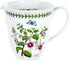 Portmeirion Botanic Garden 30oz Measuring Jug, Fuchsia Motif, Fine Porcelain, Dishwasher Safe, Kitchen Essential