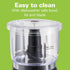 Hamilton Beach Electric Vegetable Chopper & Mini Food Processor, 3-Cup, 350 Watts, for Dicing, Black (72850)