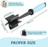 Meat Chopper, 5 Curve Blades Heat Resistant Tool for Ground Beef, Turkey, Nylon Hamburger Masher (Blue)