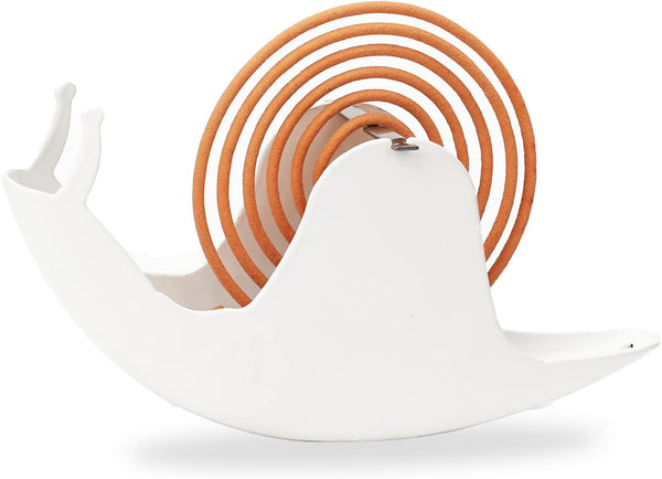 Snail Mosquito Coil Holder - Iron Metal Fireproof Incense Burner Bracket for Home Office Bedroom Decor