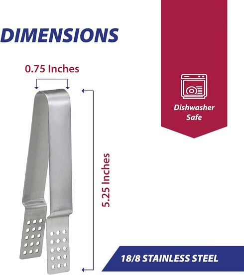 HIC Kitchen Tea Bag Squeezer, 18/8 Stainless Steel