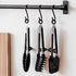 Kitchen Tongs, 9 Inch Silicone Tips Tongs for Cooking, Mini Serving Tongs for Nonstick Pans, BBQ, Set of 3, Black