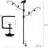 yosager Deck Pole Bird Feeding Station Kit, Multi Hook Bird Feeder Hanging Kit with Adjustable Branches