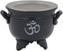 Large Metal Charcoal Incense Burner, OM Design