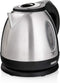 Moss & Stone 1.2L Stainless Steel Electric Kettle, Cordless 1500w Fast Boiling Pot with Auto Shut-Off