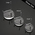 Hipiwe Adjustable Metal Arms Display Stand, Small Easel Holder with Acrylic Base for Fossil, Coral, Geodes, Rock,