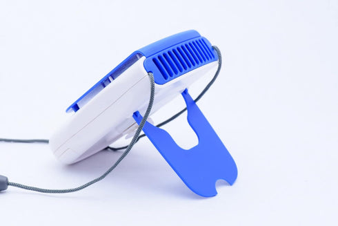 O2COOL Deluxe Necklace Fan Battery Powered Hands-Free Personal Cooling Fan with Adjustable Lanyard