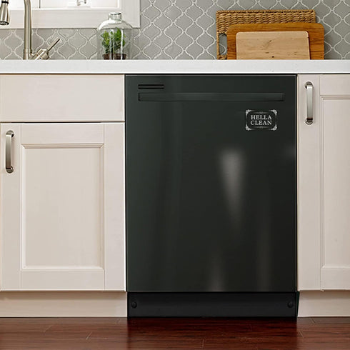 QMMD Dishwasher Magnet Clean Dirty Sign, Hella Clean and Dirty Magnet for Dishwasher