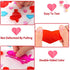 XIMISHOP 6pcs Valentine's Day Gel Window Clings: Stickers for Valentine's Day Window Decorations