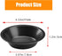 5 Inch Mini Pie Pans, Round Bakeware Set for Baking Pies, Cakes, Tarts, Desserts, Black