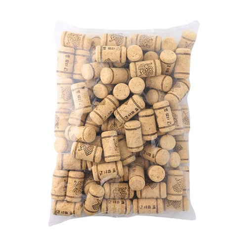 FastRack Bag of 100 #8 Straight Wine Corks, 1.73" x 0.87" (44 mm x 22 mm), Beige, Bottle Stoppers