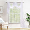 MIULEE Sheer Window Scarf Valance Extra Long Topper Window Treatment, Elegant Curtain Scarves for Party Wedding