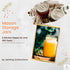 JARMING COLLECTIONS 24 oz Mason Jars with Lids & Bands - BPA Free Plastic Storage Lids - Set of 2 Regular Mouth Jars