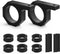 Nilight 2PCS Roll Bar Clamps Mounting Brackets, LED Light Mount Clamps Fit on 2.135" to 2.5” Bull Bars