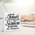 TSUYAWU 55 Inches Hair Salon Decor - Salon Decor for Hair Stylist - Rustic with Jesus in Her Heart and Scissors in Her