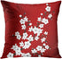 ArtSocket Set of 4 Japanese Tree Throw Pillow Covers, Cherry Blossom Beige Cream, 18x18 Inches