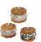 Kurt Adler Set of 3 Realistic Looking Foam Cookie Ice Cream Sandwich Christmas Ornament, 3"