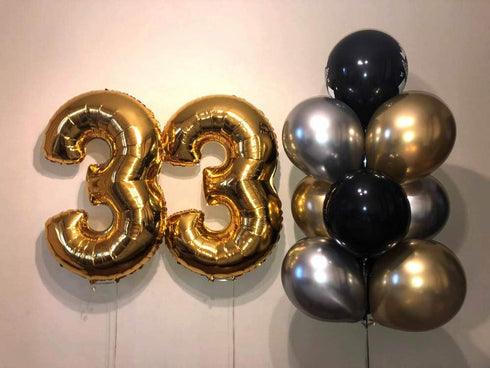 Treasures Gifted Chrome Metallic Silver Balloons - 12 Inch Large Silver Balloons, 36 Pack Bulk