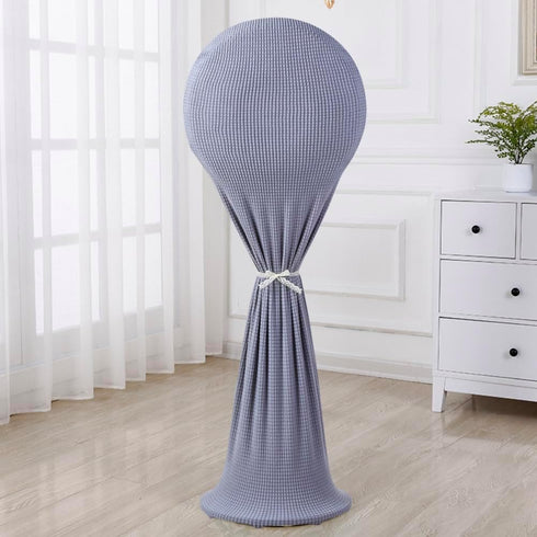 Floor Fan Dust Cover, Waterproof and Washable Sleeve for Household Pedestal Fan, Grey Protective Cover