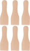 MAGICLULU 6Pcs Small Wood Utensil Spatula, Premium Cooking Wooden Spatula for Pizza Cutting and Cake Spreading