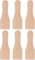 MAGICLULU 6Pcs Small Wood Utensil Spatula, Premium Cooking Wooden Spatula for Pizza Cutting and Cake Spreading
