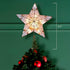 Kurt Adler UL1881 Gold Reflector Star Treetop, 10 Light, 8.5-Inch