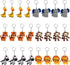 iMagitek 24 Pack Jungle Safari Animal Keychains, Kids Party Bag Fillers, Jungle Safari Baby Shower Favors