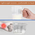 Newness Glass Measuring Cup with Handle - 500 ML (0.5 Liter, 2 Cup) with Three Scales and V-Shaped Spout