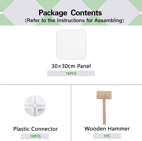 4-Cube Closet 24.8" 12.4" 24.8" UPCS04M C&AHOME Cube Storage Organizer, Shelves Units, Cabinet, DIY Plastic Modular