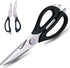 Kitchen Scissors All Purpose for Food, Dishwasher Safe with Comfort Grip, Ultra Sharp for Cooking Herbs & Meat