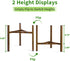 8 9 10 11 12 inch Airpark Adjustable Plant Stand Indoor, Metal Mid Century Modern Plants Stands, Stable Plant Holder