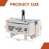 WB24T10029 Surface Burner Control Switch Replacement for GE Electric Ranges, Beige 6 Inch Infinite Switch
