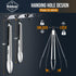 Set of 2 Grill Tongs, 12" and 17 Inch Extra Long BBQ Tongs, Heat Resistant 600 Degrees Stainless Steel for Cooking