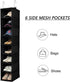 Berdeng Closet Storage8-ShelfBlack2 Pack Hanging Shoe Organizer for with Side Mesh PocketsHat Racks for Baseball