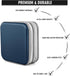 CD Case Wallet Holder, Heavy Duty 40 Discs Storage Booklet Album (Dark Blue)
