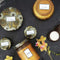 Voluspa Baltic Amber Candle | Mini Tin | 4 Oz. | 25 Hour Burn Time | Coconut Wax for Cleaner Burn