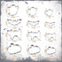 Halloween Cookie Cutters Set - 12 Pieces Stainless Steel Halloween Cookie Cutters Shape,Pumpkin, Ghost, Bat and Cat Cookie Cutter Shapes for Halloween Food Party Decorations by BYkooc