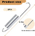LCMLA 4-1/2 inch 2 Long Neck Hook Recliner Springs - Galvanized Tension Replacement Parts for Sofa Chair, RV Furniture