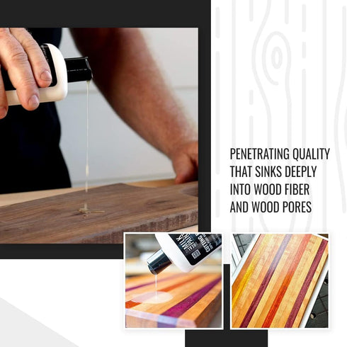 4oz Real Milk Paint, Cutting Board Oil for Wood Chopping Board, Butcher Block, Bamboo, Charcuterie, Food Grade Finish